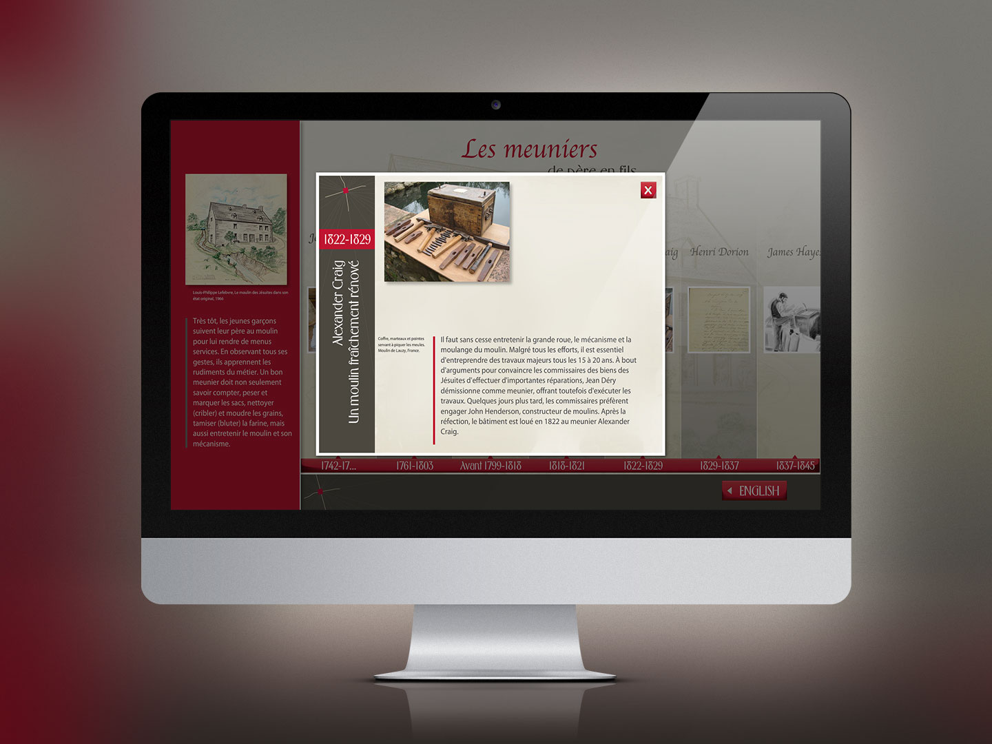 Vivre au Trait-Carré au temps des moulins