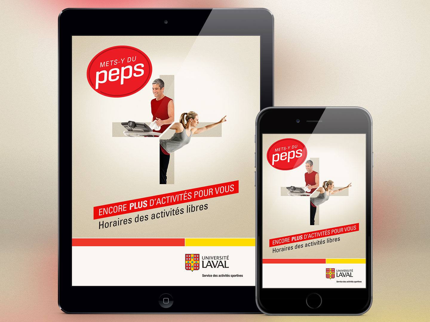 Horaires des activités libres du PEPS
