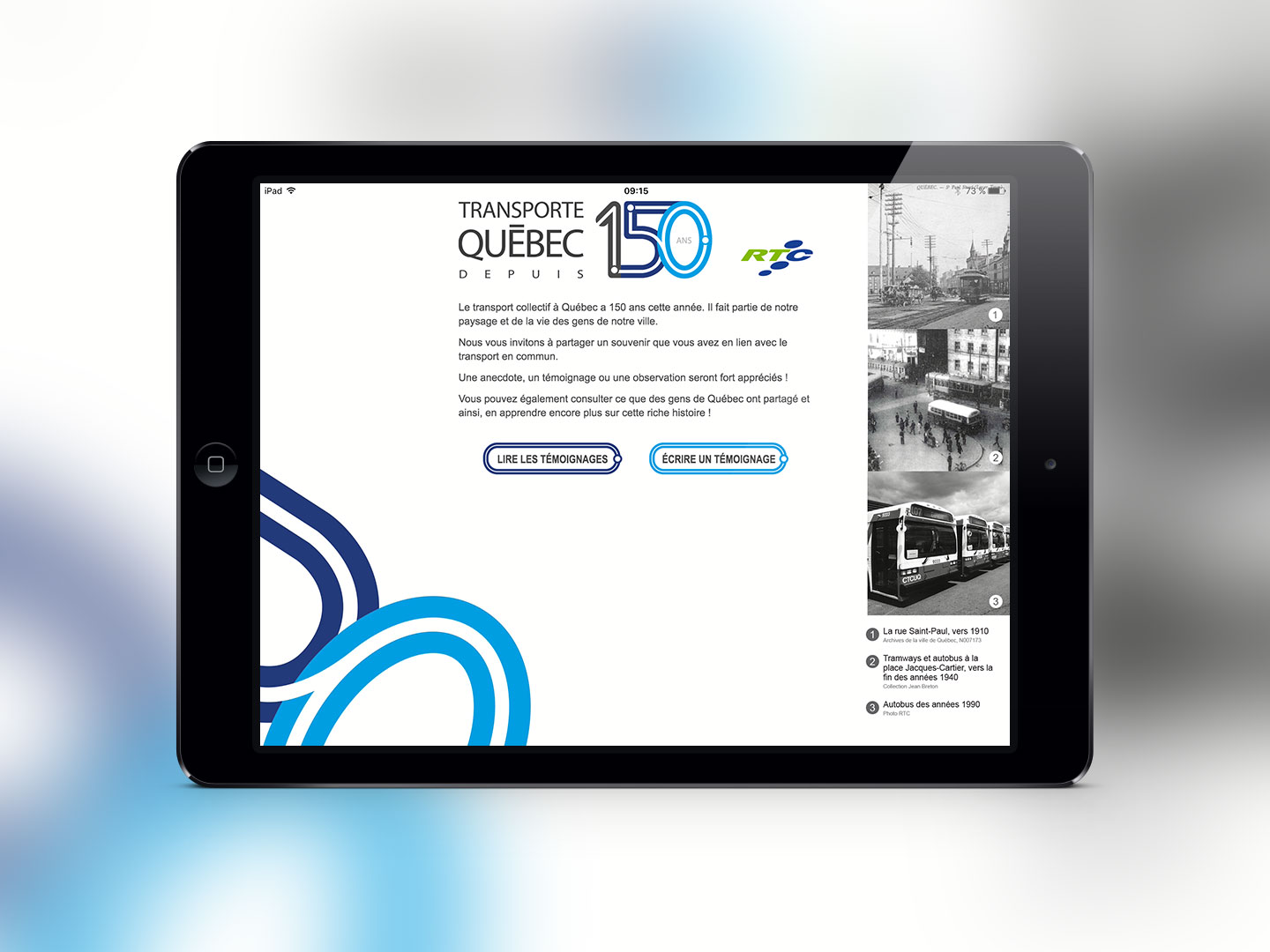 Transporte Québec depuis 150 ans