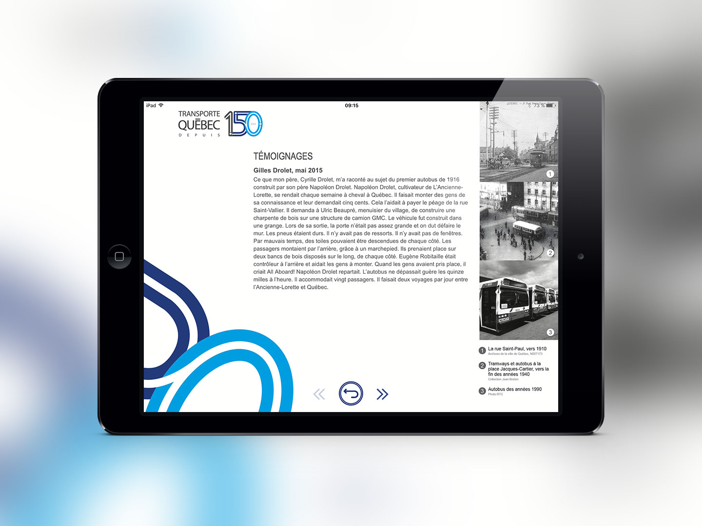 Transporte Québec depuis 150 ans