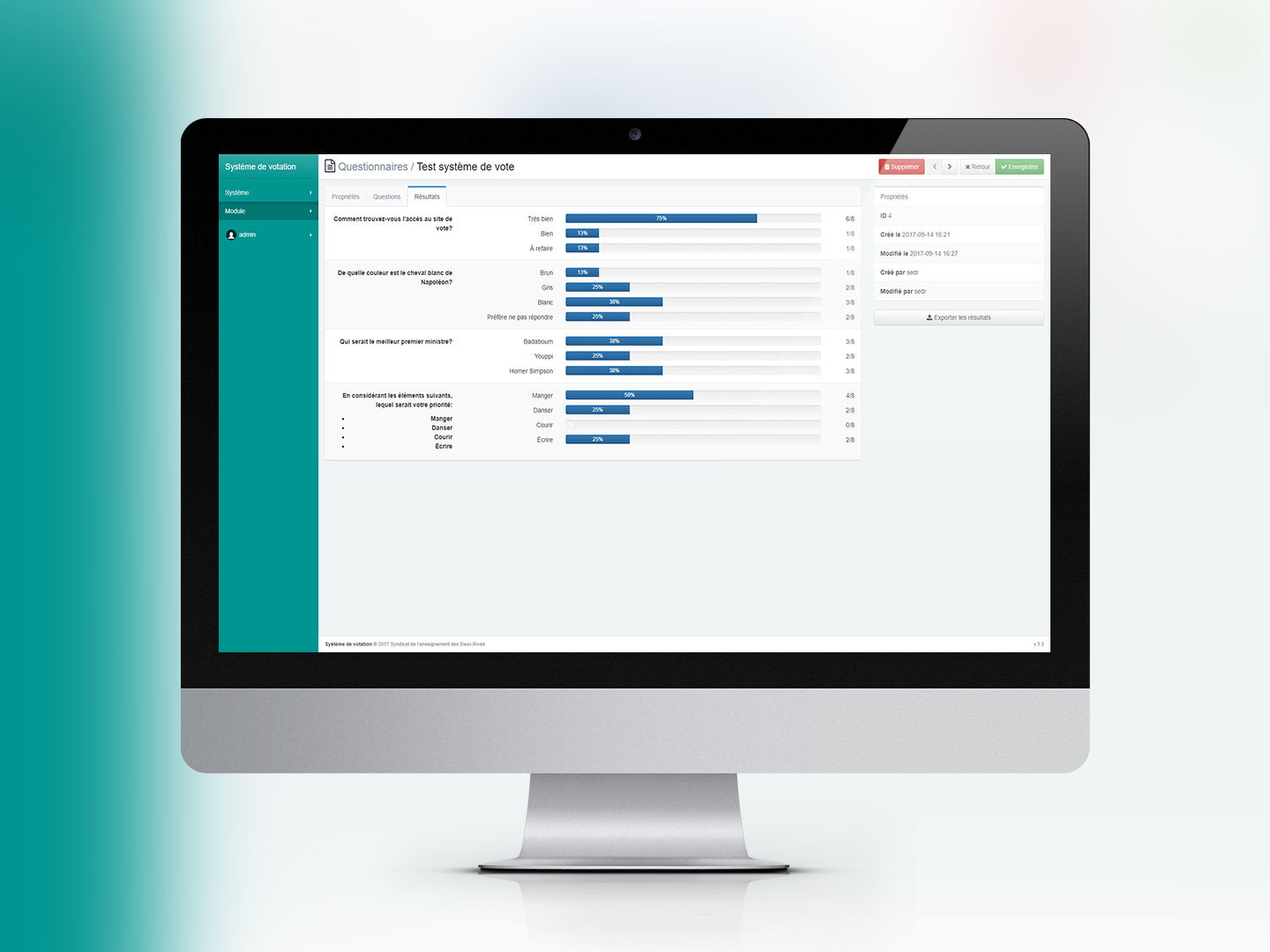 Système de votation