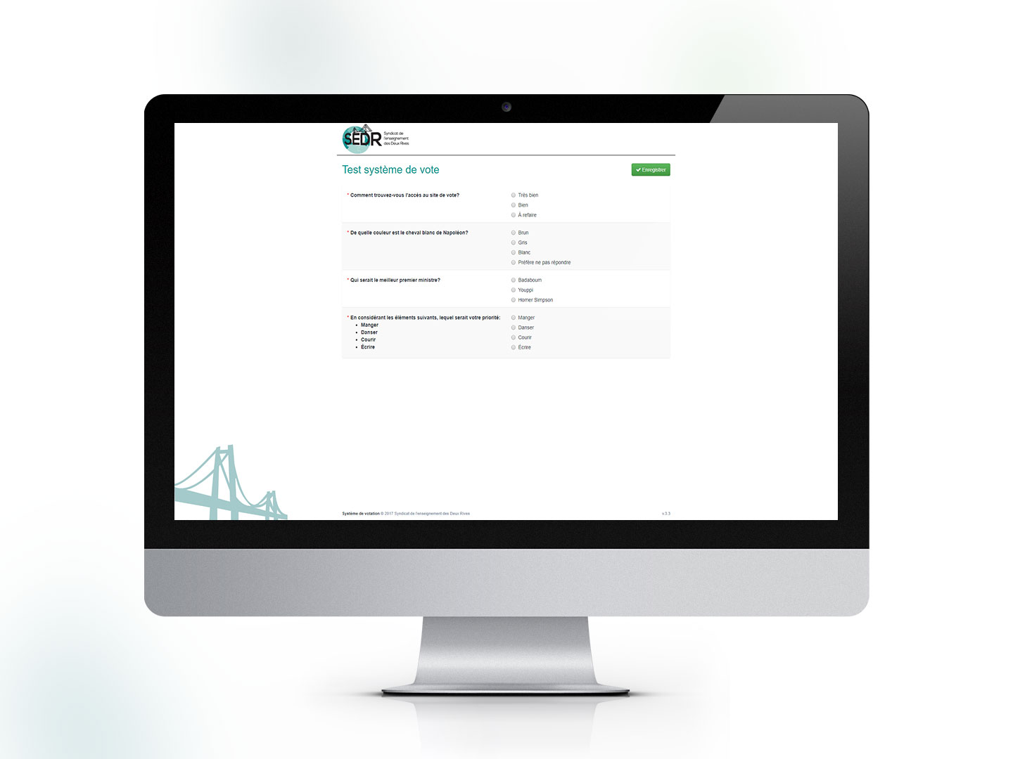 Système de votation