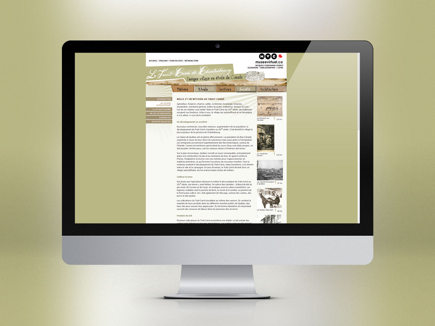 Le trait carré de Charlesbourg : L'unique village en étoile au Canada