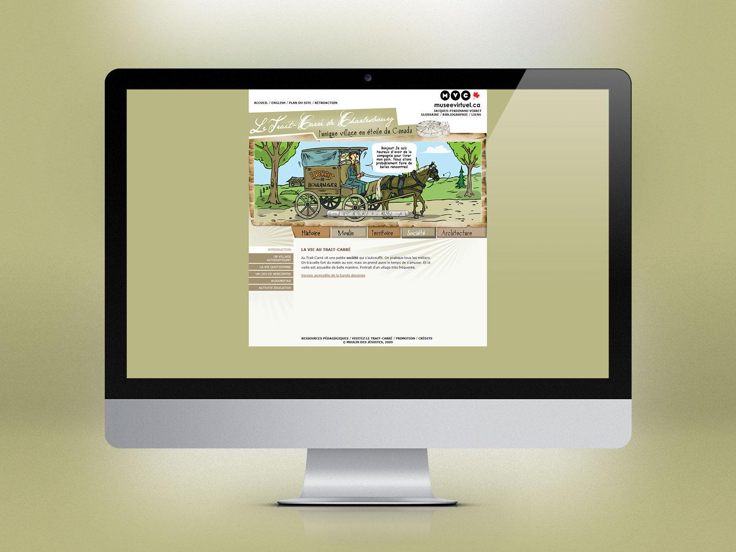 Le trait carré de Charlesbourg : L'unique village en étoile au Canada