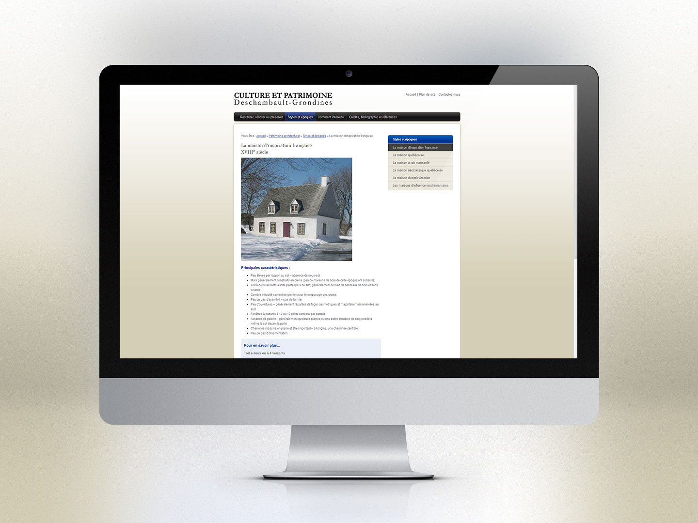 Culture et Patrimoine Deschambault-Grondines