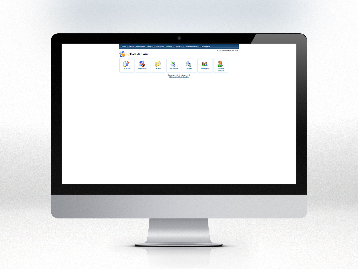 Système de gestion des activités publiques
