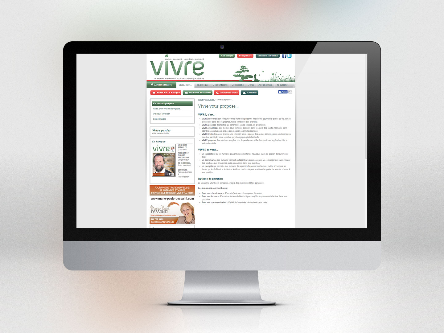 Magazine Vivre