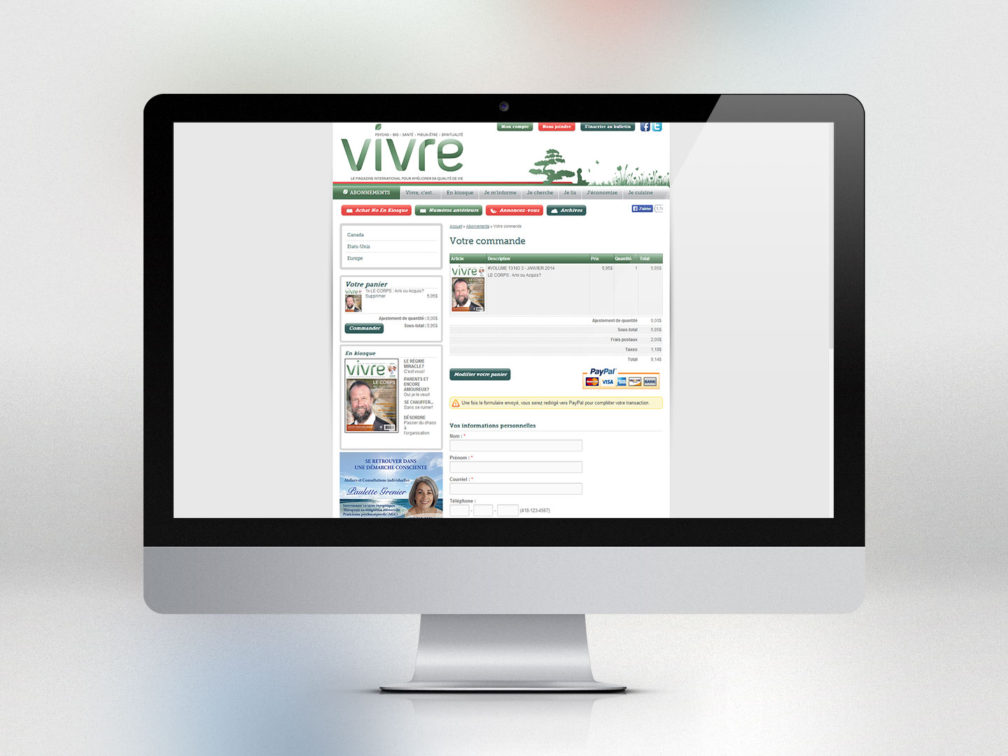 Magazine Vivre